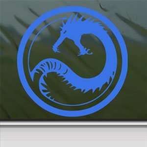  Battletech House Kurita Logo Blue Decal Window Blue 