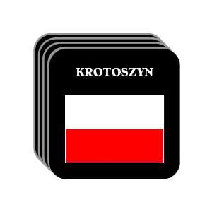  Poland   KROTOSZYN Set of 4 Mini Mousepad Coasters 