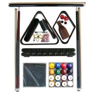   Pool Table Accessory Kit W Tech Style Ball Set: Sports & Outdoors
