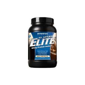  Natural Elite Whey Protein Isolate Chocolate  2 lb Health 