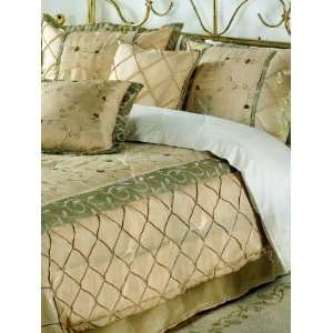  HIGH COUNTRY LINENS Entwined Leaves King Pillow Shams 