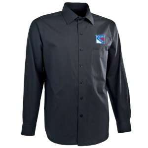   York Rangers Black Stoic Long Sleeve Dress Shirt