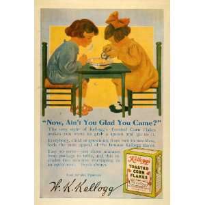   Cereal Breakfast Girls Tea Party   Original Print Ad: Home & Kitchen