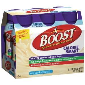  Boost Calorie Smart,Very Vanilla RTD, 8 oz. bottles, 6 count 