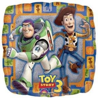 TOY Story Woody and Buzz 18 Inch Mylar Holographic Birthday Party 