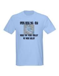 Spring Break   Iraq Ash Grey T Shirt Military Light T Shirt by 