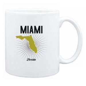   Miami Usa State   Star Light  Florida Mug Usa City: Home & Kitchen