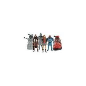  Doctor Who 5 Action Figure   Six Figure Set (with Stone 