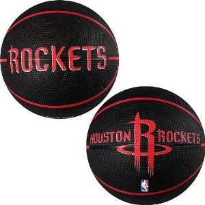  Spalding Houston Rockets Mini Rubber Basketball: Sports 