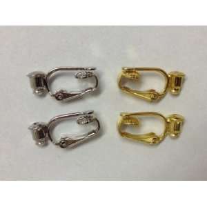  Clip on Earring Converter. Four Pair Turn Any Post or 