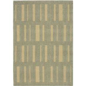   Campman Luna 90507 5 3 x 7 6 Carpet Wool Green Furniture & Decor