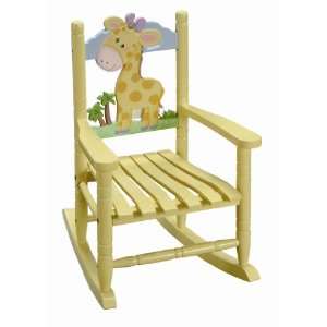  Yellow Giraffe Rocking Chair by Teamson Design Corp.: Home 