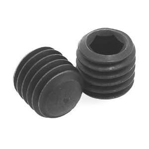 Alloy Steel Hex Socket Set Screw with Oval Point, Black #1/2 13 