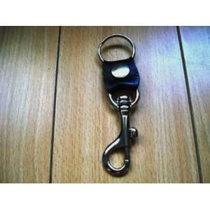  Black Leather Band Keychain: Office Products