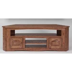  #899 Solid Wood TV Stand Country Oak Plasma LCD Corner TV 