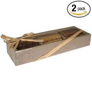 GiGi Biscotti, Gift Trio in Gold Trio Box, 7.5 Ounces (Pack of 2 