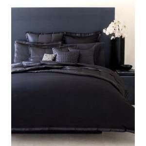  Donna Karan Modern Classics Bedding, Tailored Pleat Black 