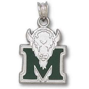  Marshall Thundering Herd Sterling Silver M Marco 5/8 