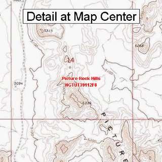  USGS Topographic Quadrangle Map   Picture Rock Hills, Utah 