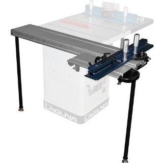 EX60 Table Saw Open Grid Sliding System with Guide Rails, Fence, Table 