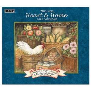    Heart & Home 2013 Wall Calendar Susan Winget: Office Products
