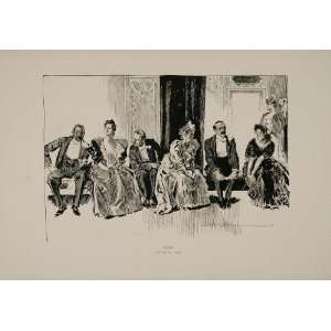  1894 Charles Dana Gibson Girl Find Lovers Puzzle Print 