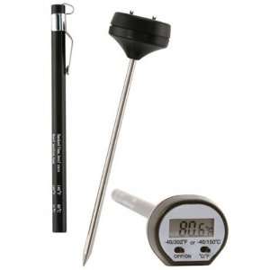  Digital LCD meat thermometer with pocket sleeve and clip 