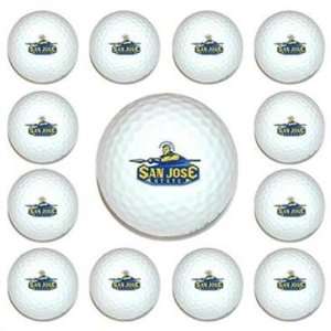 New San Jose State Spartans Dozen Pack Golf Balls New:  
