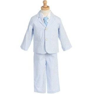 Lito Boys Light Blue Seersucker Suit (2T)