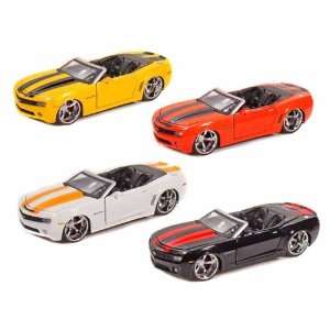  2007 Chevy Camaro Convertible Concept 1/24 Set of 4: Toys 