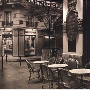  Alan Blaustein Cafe, Montmartre 24 x 24 Poster Print
