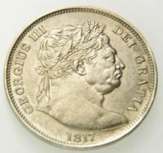 1817 George III Half Crown UNC