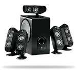 Logitech X 530 5.1 Speaker System with Subwoofer  Black 097855024503 