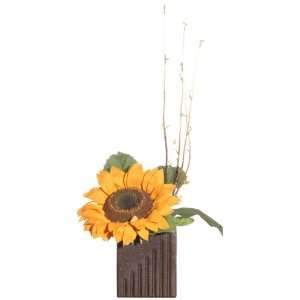  24 Artificial Yellow Sunflower Flower Arrangement in 