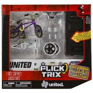  United: Flick Trix ~4 BMX Finger Bike Shop Set [20032732 