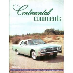  Continental Comments International Publication of the 