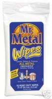 MR. METAL WIPES Cleans and Shines Metal  