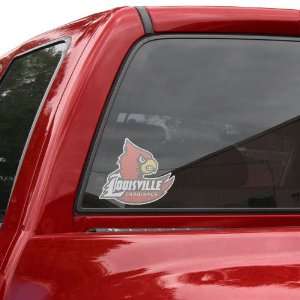  Louisville Cardinals Perforated Window Decal: Automotive