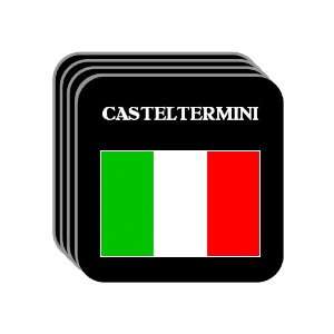  Italy   CASTELTERMINI Set of 4 Mini Mousepad Coasters 