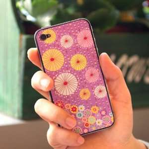  Iphone 4 coni skin sticker  Flower sketch 