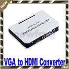   to VGA & Audio HD HDTV Video Converter Adapter PS3 XBOX 360 Box US