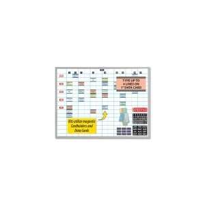  Magna Visual Magnetic Work Plan Kit: Office Products