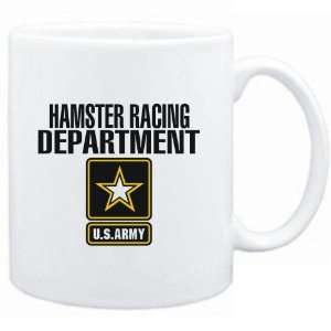  Mug White  Hamster Racing DEPARTMENT / U.S. ARMY  Sports 