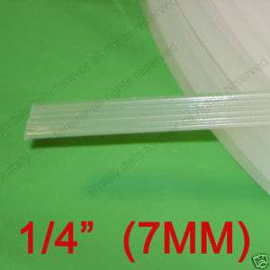 5y Polyester Boning CLEAR plastic NO Cotton covered 1/4  