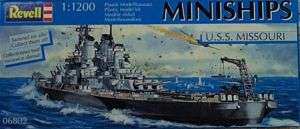 Revell 1/1200 USS Missouri Miniships Battleship 06802  