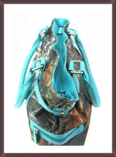 New Camouflage Handbag Camo Purse Bag Tote Blue 809  