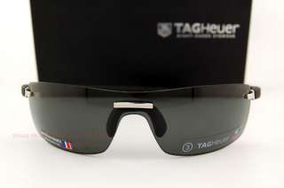   TAG Heuer Sunglasses RIMLESS CURVE 5104 101 BLACK/GRAY for Men  