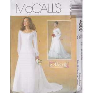 Misses/Miss Petite Lined Dresses McCalls Sewing Pattern 4300 (Size BB 