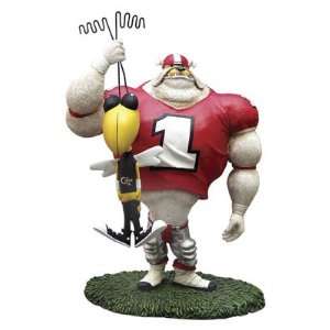  of Georgia Football Figurine Rivalry Choke vs Georgia Tech   NCAA 
