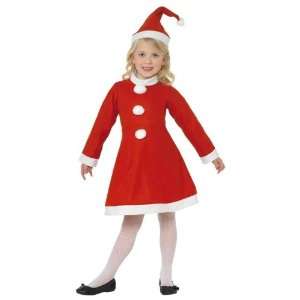    Smiffys X Value Santa Girl Costume, Red And White,: Toys & Games